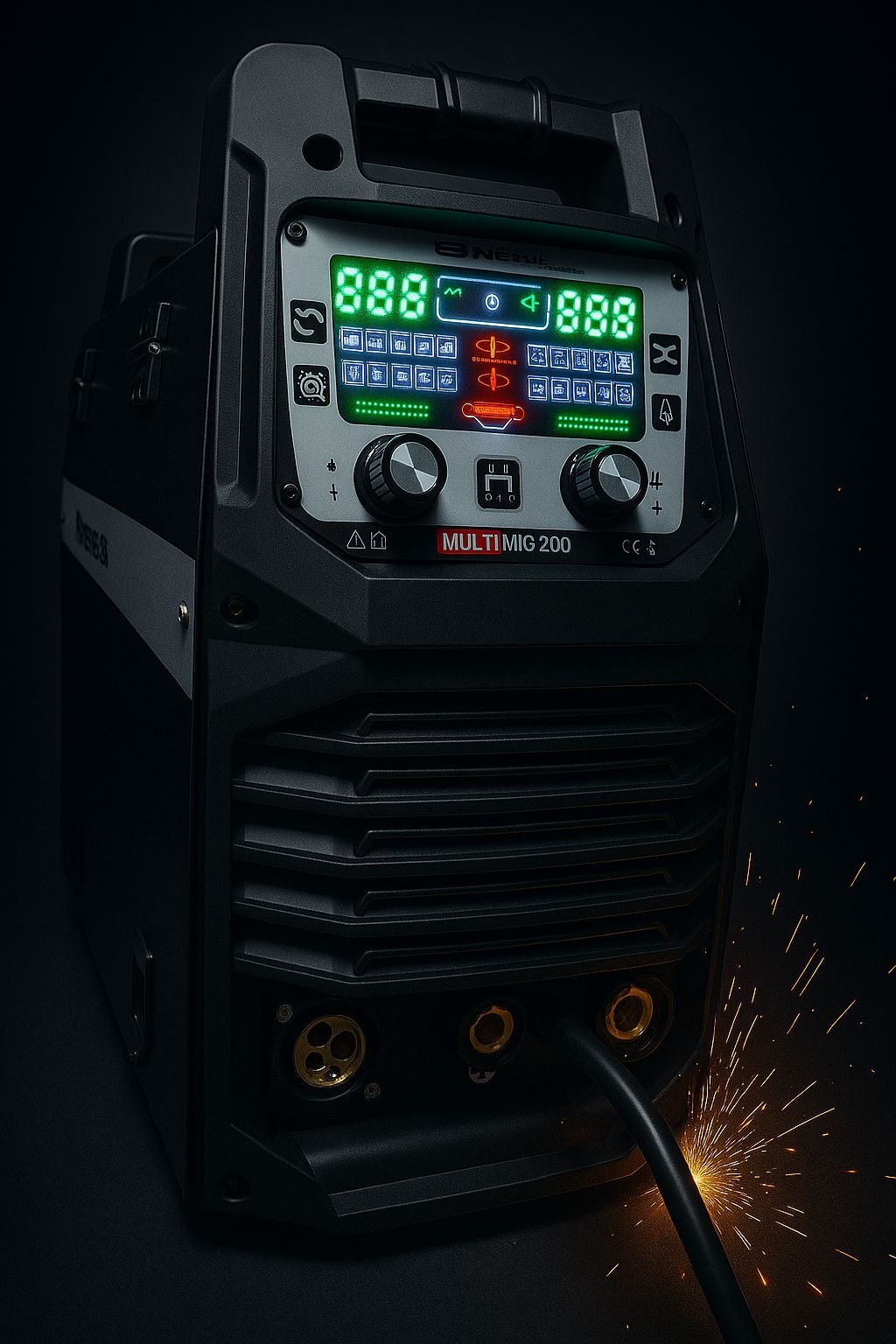 ΜΗΧΑΝΗ MIG PULSE /MAG/ NO GAS/PLASMA CUT HF/TIG HF /MMA MULTI 200 6 ΙΝ 1 NEXUS