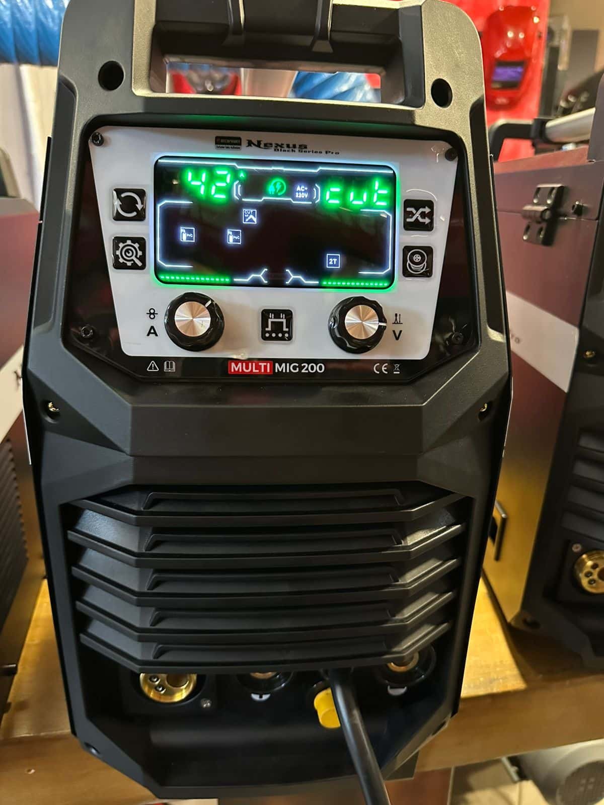 ΜΗΧΑΝΗ MIG PULSE /MAG/ NO GAS/PLASMA CUT HF/TIG HF /MMA MULTI 200 6 ΙΝ 1 NEXUS - Image 2