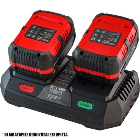 ΦΟΡΤΙΣΤΗΣ ΔΙΠΛΗΣ ΜΠΑΤΑΡΙΑΣ 20V Li-Ion-2x4Ah-3A-PRO BBP2005 BORMANN - Image 3