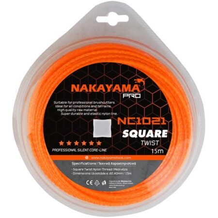 Μεσινεζα 2.4mm 15m NAKAYAMA Twist Square NC1021
