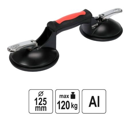 ΒΕΝΤΟΥΖΑ ΤΖΑΜΙΩΝ ΔΙΠΛΗ ΑΛΟΥΜΙΝΙΟΥ 125mm (120kg) YT-37236  ΥΑΤΟ