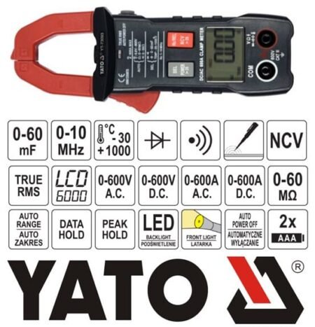 ΑΜΠΕΡΟΤΣΙΜΠΙΔΑ AC/DC 600A ΥΤ-73093 - Image 3