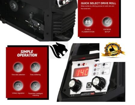 ΜΗΧΑΝΗ SMART MIG 140 GAS/NO GAS/MMA/LIFT TIG ΑΠΟΣΠΟΜΕΝΗ ΛΑΒΗ 2 ΜΕΤΡΑ NEXUS - Image 4