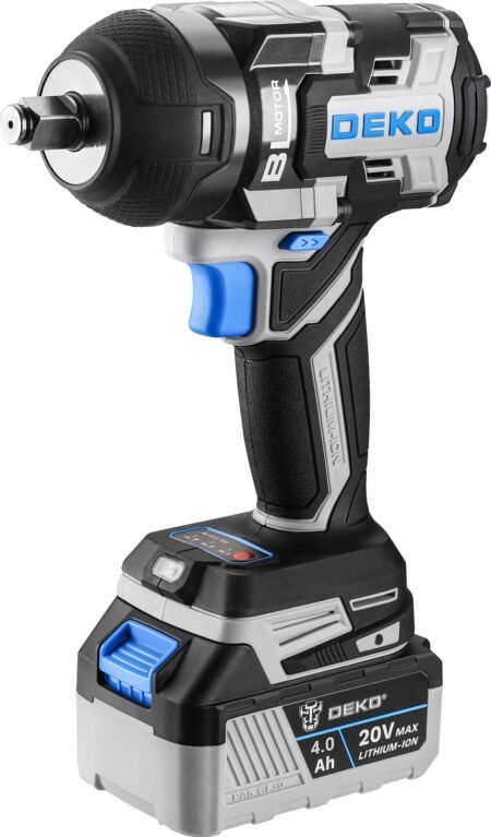 Μπουλονόκλειδο Μπαταρίας 20V BRUSHLESS MAX 800Nm DEKO DKBW20XP01-S0 (Χωρίς Μπαταρία και Φορτιστή).