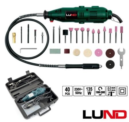 ΠΟΛΥΕΡΓΑΛΕΙΟ ΜΕ ΡΥΘΜΙΣΗ ΤΑΧΥΤΗΤΑΣ 135W 40TMX LUND 79314 VOREL