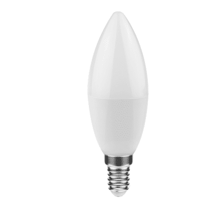 ΛΑΜΠΑ LED ΚΕΡΙ, C37-7W, E14, 3000K, 600Lm ΦΥΣΙΚΟ ΛΕΥΚΟ