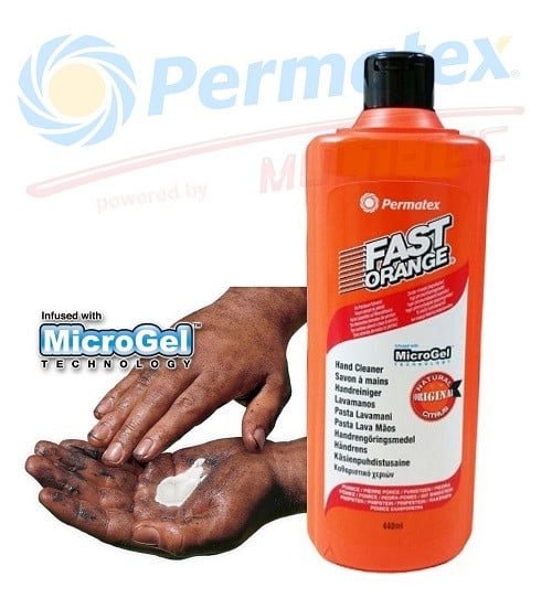 PERMATEX FAST ORANGE ΚΑΘΑΡΙΣΤΙΚΟ ΧΕΡΙΩΝ 440ml - Image 2