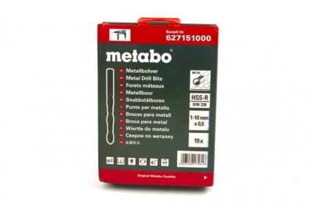 METABO ΣΕΤ 19 ΤΜΧ. ΤΡΥΠΑΝΙΑ HSS-R ΣΕ ΜΕΤΑΛΛΙΚΗ ΚΑΣΕΤΙΝΑ - Image 2