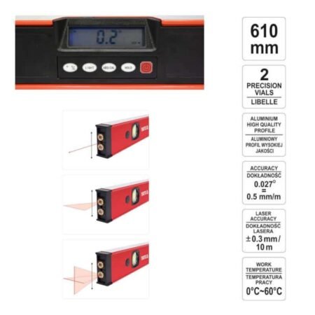 ΑΛΦΑΔΙ ΨΗΦΙΑΚΟ ΜΕ ΛΕΙΖΕΡ 610ΜΜ ΥΤ-30400 - Image 4