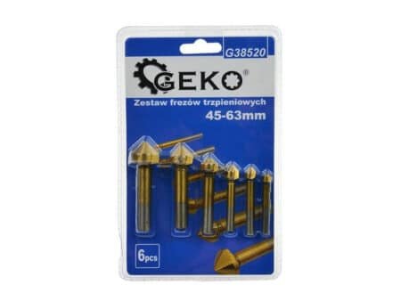 Σετ 6 ΦΡΕΖΕΣ ΜΕΤΑΛΛΟΥ ΤΙΤΑΝΙΟΥ   45-63mm, GEKO G38520