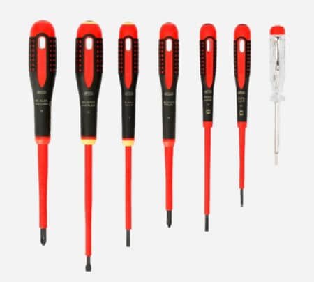 Σετ κατσαβίδια ΗΛΕΚΤΡΟΛΟΓΩΝ ίσια και Phillips 1000V ERGO™ 7 τεμαχίων BAHCO BE-9887S
