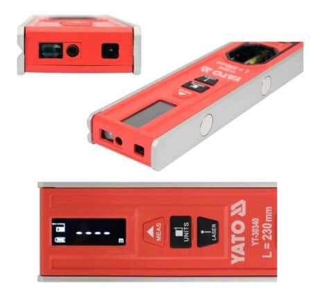 ΑΛΦΑΔΙ ΑΛΟΥΜΙΝΙΟΥ ΜΕ ΜΕΤΡΟ LASER 20M YT-30340 YATO - Image 2