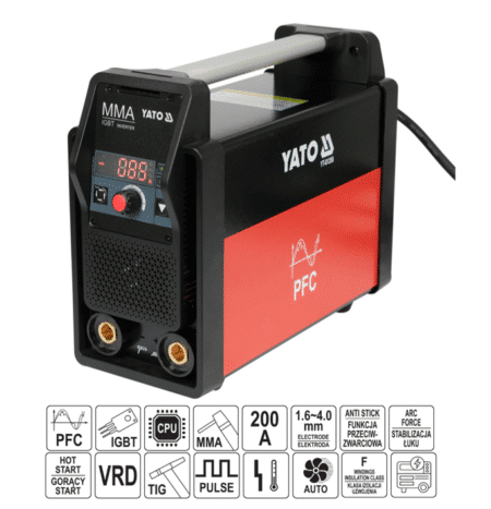 ΜΗΧΑΝΗ  MMA/LIFT TIG PULSE  200A INVERTER YT-81358 ΥΑΤΟ