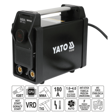ΜΗΧΑΝΗ MMA/LIFT TIG 180A INVERTER YT-81357 ΥΑΤΟ