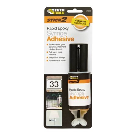 ΚΟΛΛΑ ΕΠΟΞΙΚΗ 2 ΣΥΣΤΑΤΙΚΩΝ EVERBUILD RAPID EPOXY SYRINGE