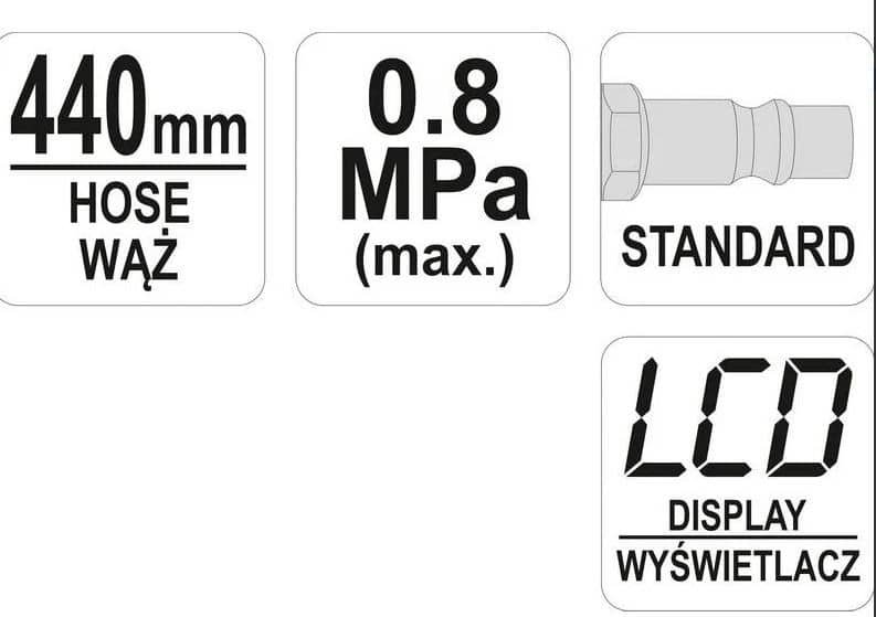 ΨΗΦΙΑΚΟ ΑΕΡΟΜΕΤΡΟ- ΠΙΣΤΟΛΙ ΜΕΤΡΗΣΗΣ & ΠΑΡΟΧΗΣ ΑΕΡΑ YT-23702 ΥΑΤΟ - Image 4