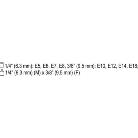 ΣΕΤ  ΚΑΡΥΔΑΚΙΑ 1/4" TORX  9 ΤΜΧ. YT-0520 - Image 3