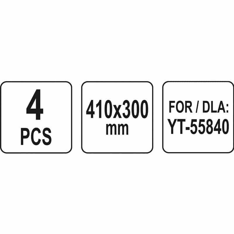 ΠΡΟΣΤΑΤΕΥΤΙΚΟ ΦΙΛΜ ΚΑΜΠΙΝΑΣ ΑΜΜΟΒΟΛΗΣ YT-55845 YATO - Image 2