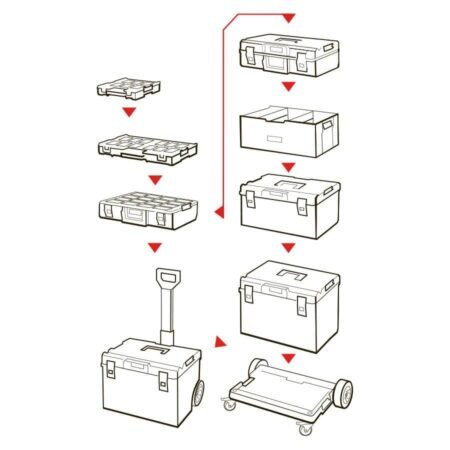 ΤΑΜΠΑΚΙΕΡΑ ΠΛΑΣΤΙΚΗ  QBRICK SYSTEM ONE  M - Image 3