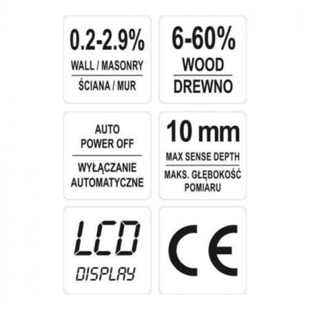 ΥΓΡΑΣΙΟΜΕΤΡΟ ΗΛΕΚΤΡΟΝΙΚΟ 0,2-60% ΥΤ-73141 - Image 3