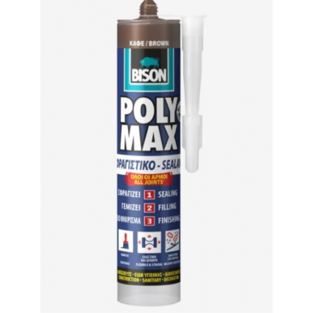 ΣΦΡΑΓΙΣΤΙΚΗ ΣΙΛΙΚΟΝΗ PM SEAL ΚΑΦΕ CQ 280ML BISON