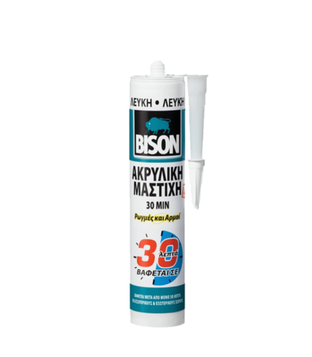 ΑΚΡΥΛΙΚΗ ΜΑΣΤΙΧΗ ACRYLIC EXTRA FAST 30MIN ΛΕΥΚΗ 300ml BISON