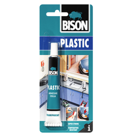 ΚΟΛΛΑ ΓΙΑ ΣΚΛΗΡΑ ΠΛΑΣΤΙΚΑ HARD PLASTIC 25ML BLISTER BISON
