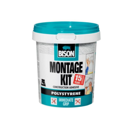 ΚΟΛΛΑ ΠΟΛΥΣΤΕΡΙΝΗΣ MONTAGE KIT POLYSTYRENE ΔOXEIO 1KG BISON
