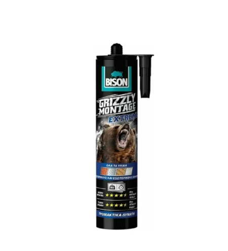 ΚΑΤΑΣΚΕΥΑΣΤΙΚΗ ΚΟΛΛΑ ΛΕΥΚΗ  GRIZZLY MONTAGE EXTREME 440GR BISON 7001404