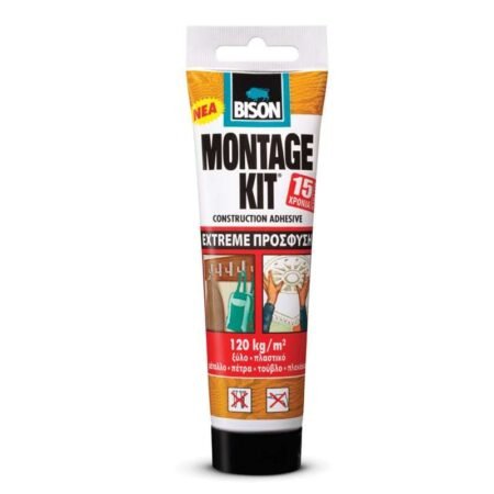 ΚΟΛΛΑ MONTAGE KIT EXTREME ΠΡΟΣΦΥΣΗ 175GR BISON