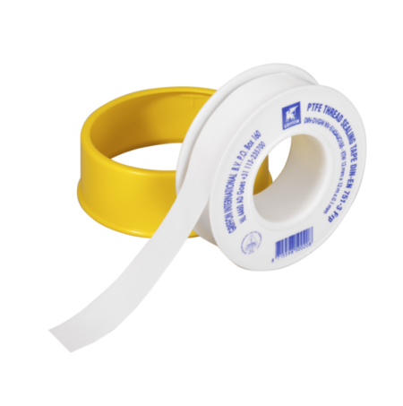 ΤΑΙΝΙΑ ΤΕΦΛΟΝ ΓΙΑ ΓΚΑΖΙ PTFE TAPE DIN-EN 12MMX0.1MM ROL 12M GRIFFON