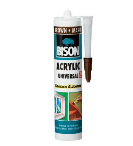 ΑΚΡΙΛΙΚΗ ΜΑΣΤΙΧΗ  ΓΕΝΙΚΗ ΧΡΗΣΗΣ UNIVERSAL ΚΑΦΕ 300ml BISON