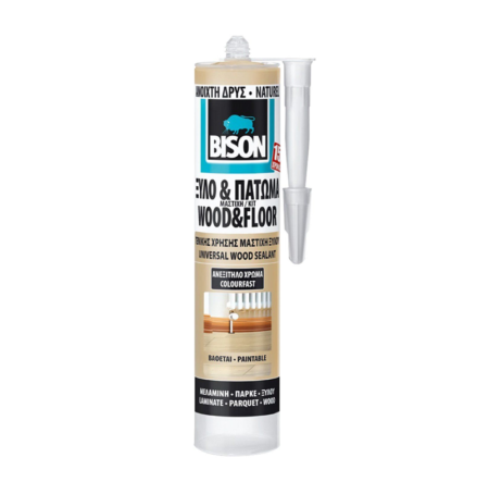 ΑΚΡΥΛΙΚΗ ΜΑΣΤΙΧΗ WOOD SEALANT ΑΝΟΙΧΤΗ ΔΡΥΣ 300ml NL12 BISON