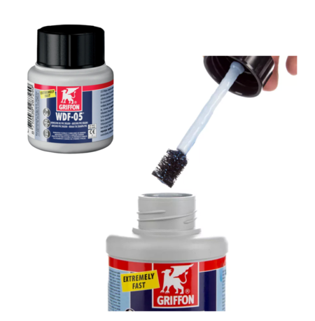 ΚΟΛΛΑ PVC WDF-05 BOT. 125ML GRIFFON
