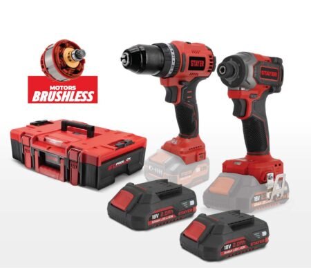Σετ ΔΡΑΠΑΝΟΚΑΤΣΑΒΙΔΟ PBL 50P + ΠΑΛΜΙΚΟ IS 230 Brushless 18V - L20 Set 2*2.0Ah STAYER