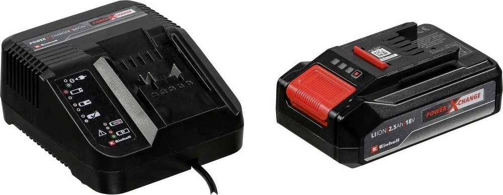 ΣΕΤ ΜΠΑΤΑΡΙΑΣ  &  ΤΑΧΥΦΟΡΤΙΣΤΗ ΛΙΘΙΟΥ   Einhell  2.5Ah 18V  4512097 - Image 2