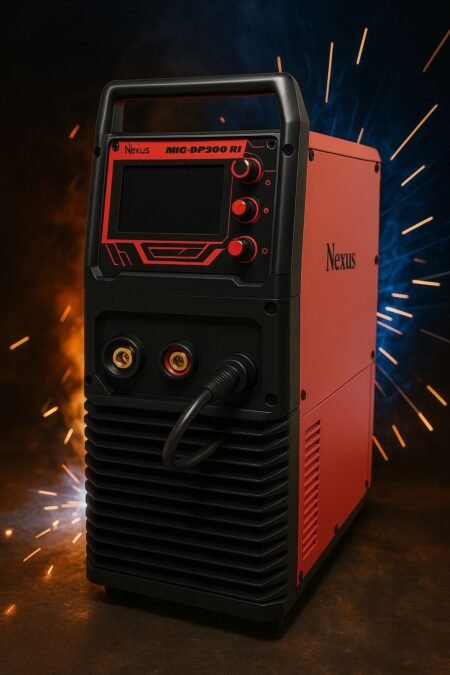 NEXUS MIG DUAL VOLTAGE 220V 250A /380V 300A  DOUBLE PULSE AL SYNERGY