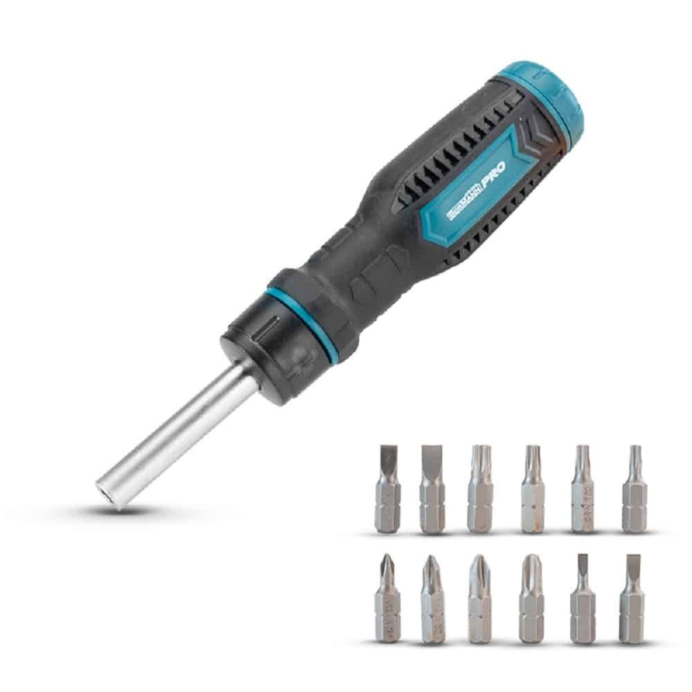 ΚΑΤΣΑΒΙΔΙ ΚΑΣΤΑΝΙΑΣ ΣΕΤ 12 σε1, ΜΕ 12 Μύτες 1/4" BHT7262