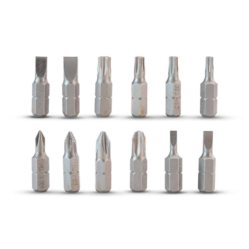 ΚΑΤΣΑΒΙΔΙ ΚΑΣΤΑΝΙΑΣ ΣΕΤ 12 σε1, ΜΕ 12 Μύτες 1/4" BHT7262 - Image 3